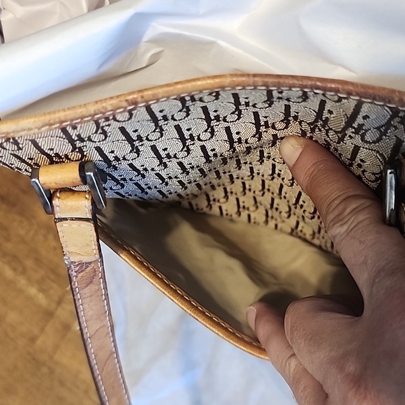 CHRISTIAN DIOR DIORISSIMO TROTTER VINTAGE TOTE WITH UNBRANDED DUST BAG 9… - Picture 15 of 16